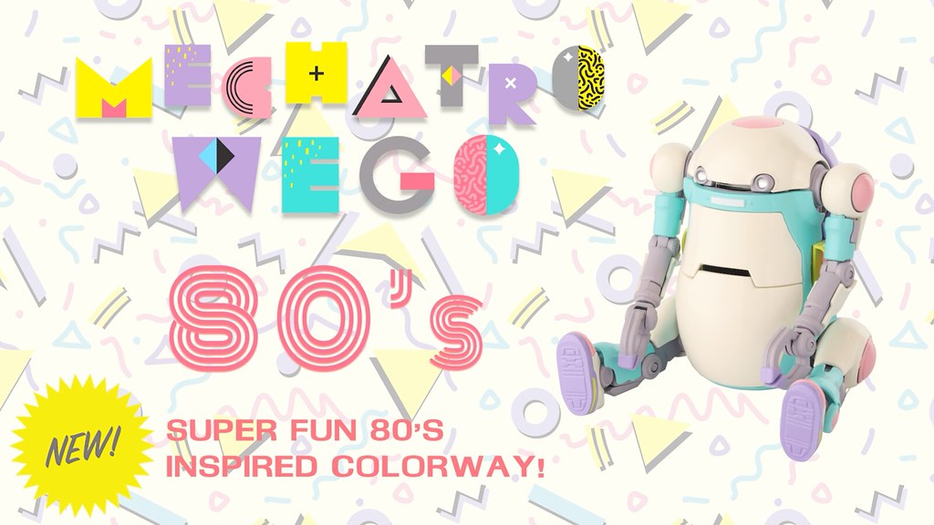 千值练《35机动机器人WeGo》换上粉嫩「80's」曼菲斯風格 Mechatro WeGo超疗愈回归！